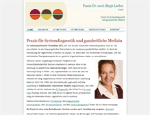 Tablet Screenshot of praxis-lacher.de